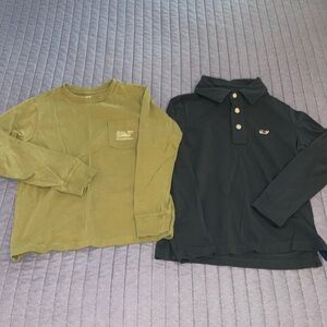 2 boys Vineyard Vines shirts size 5